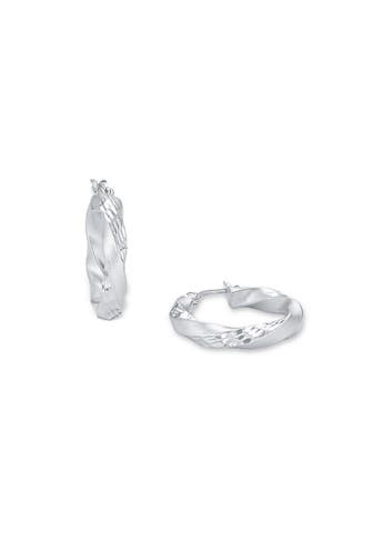 AMOR Ohrringe für Damen, 925 Sterling Silber Silber