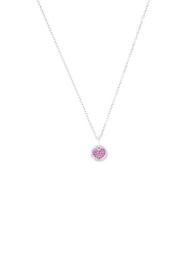 PRINZESSIN LILLIFEE Kette mit Anhänger für Mädchen, 925 Sterling Silber, Zirkonia synth. | Herz