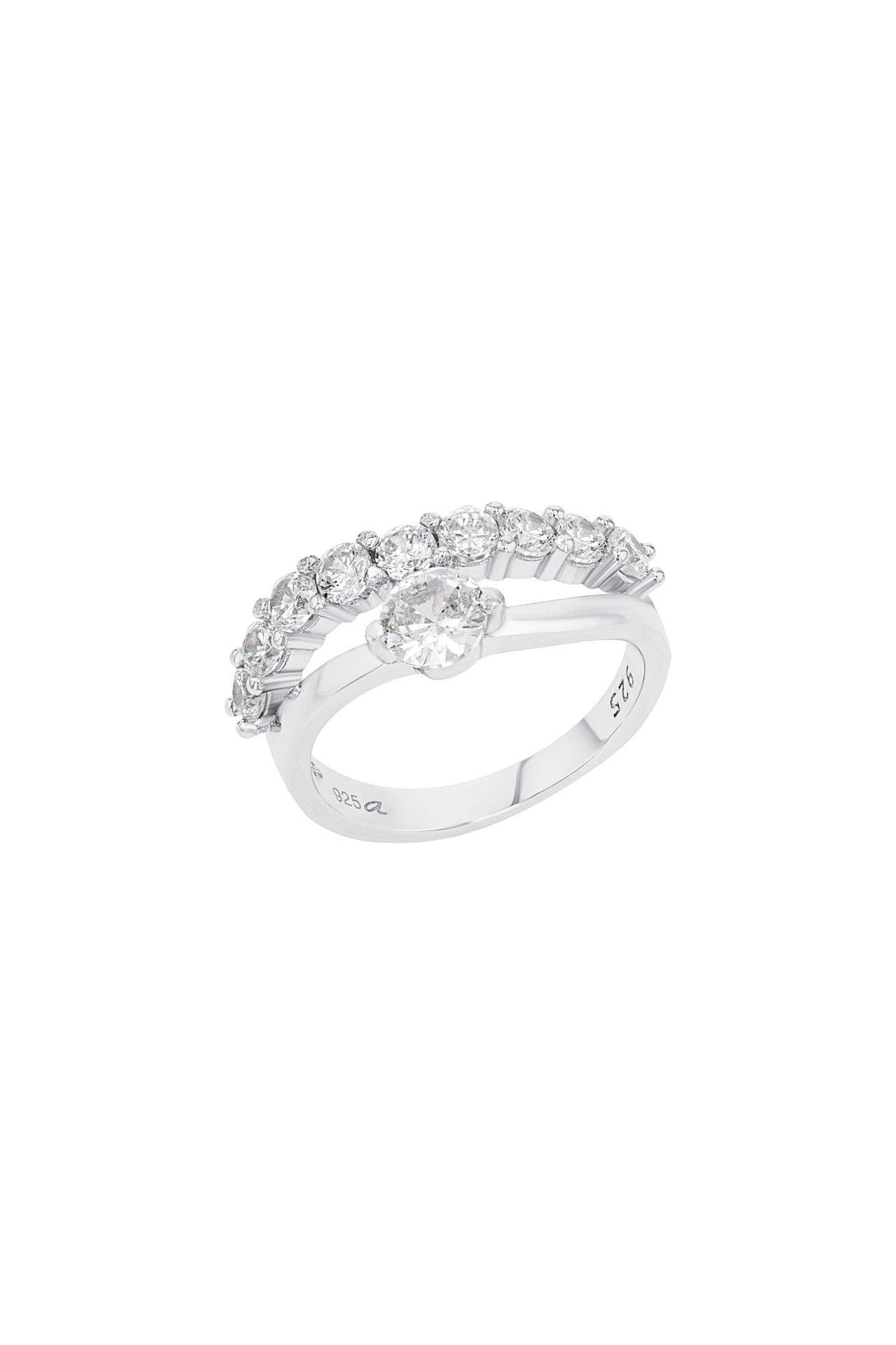 AMOR Ring für Damen, 925 Sterling Silber, Zirkonia synth., Bild 1