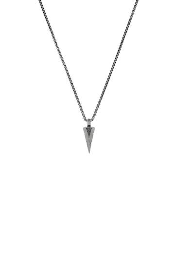 AMOR Kette mit Anhänger für Herren, Edelstahl