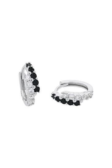 AMOR Creolen für Damen, 925 Sterling Silber, Zirkonia synth.