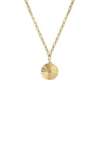 NOELANI Kette für Damen, 925 Sterling Silber, Zirkonia synth. Gold