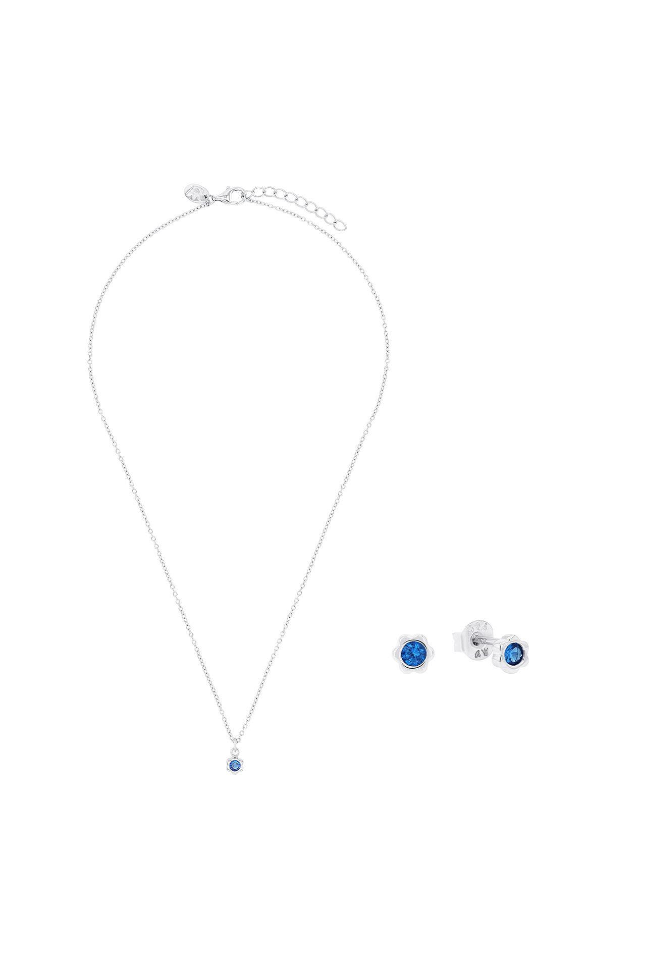 PRINZESSIN LILLIFEE Set für Mädchen, 925 Sterling Silber, Zirkonia synth. | Geburtsstein, Bild 1