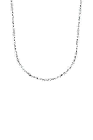 AMOR Kette für Damen und Herren, Unisex, Edelstahl Silber
