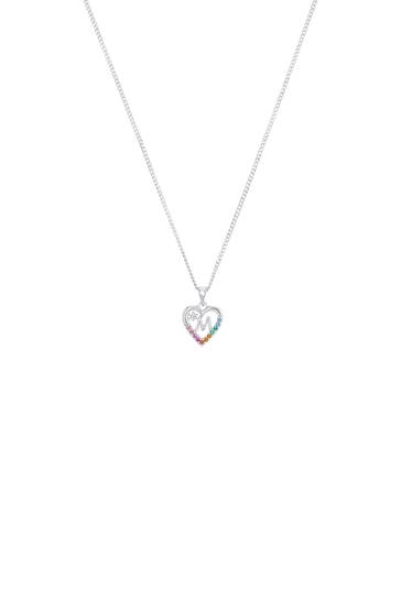 PRINZESSIN LILLIFEE Kette mit Anhänger für Mädchen, 925 Sterling Silber, Zirkonia synth. | M