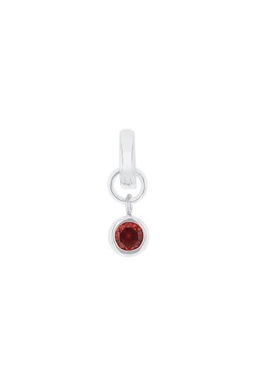 AMOR Charm für Damen, 925 Sterling Silber, Zirkonia synth.