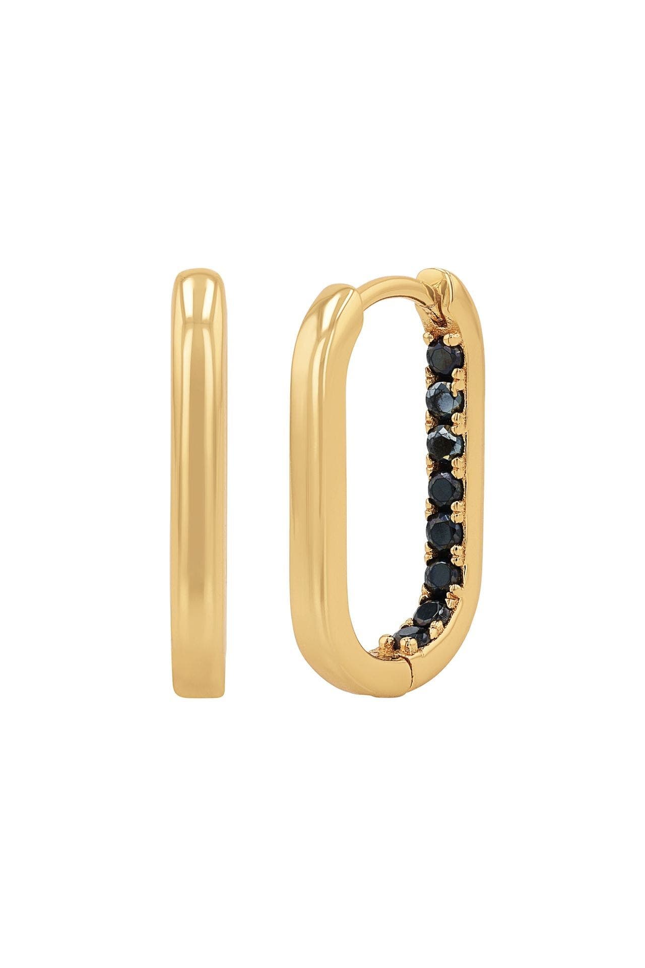 NOELANI Ohrringe für Damen, 925 Sterling Silber, Zirkonia synth. Gold, Bild 1