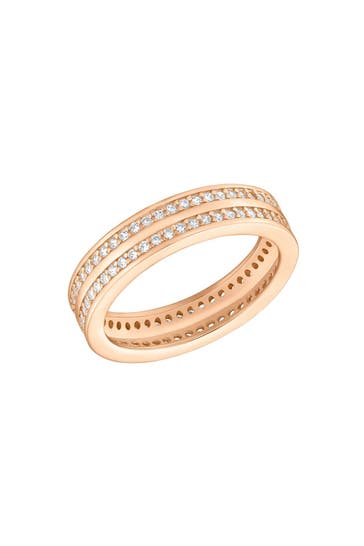 AMOR Ring für Damen, 925 Sterling Silber, Zirkonia synth.