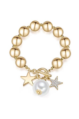 LULU & JANE Armband Muschelkernperle OneColor