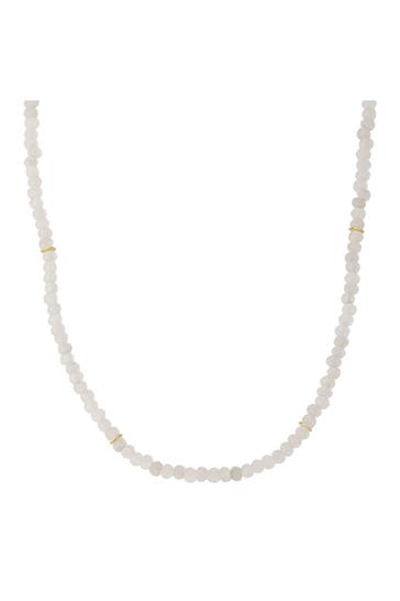 GLANZSTÜCKE MÜNCHEN Kette Chalcedon weiß