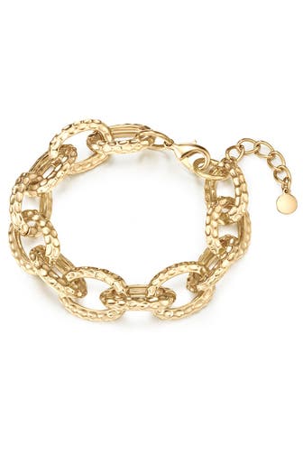 LULU & JANE Armband Messing gelbgold