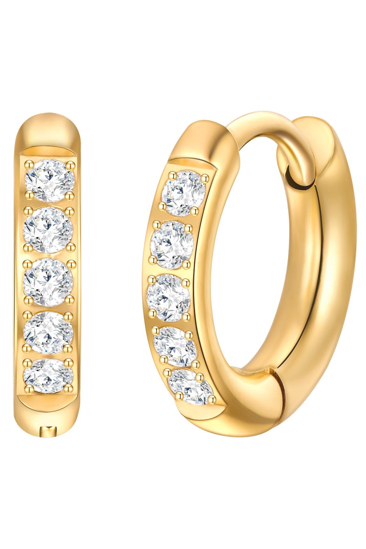 EASTSIDE Ohrringe Edelstahl gelbgold, Bild 1