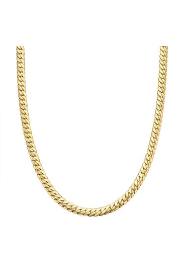 TRUE REBELS Kette Edelstahl gelbgold