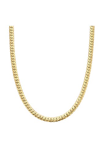 TRUE REBELS Kette Edelstahl gelbgold