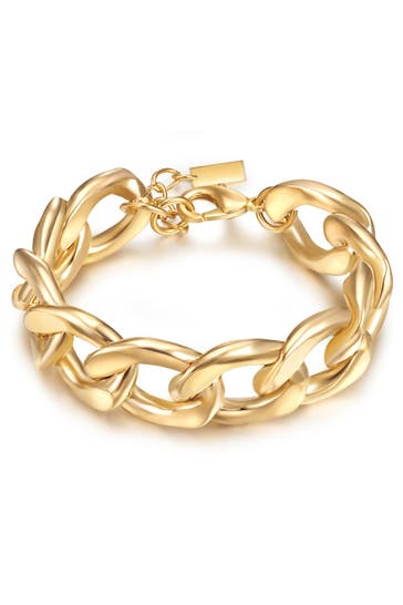 LULU & JANE Armband Metall gelbgold