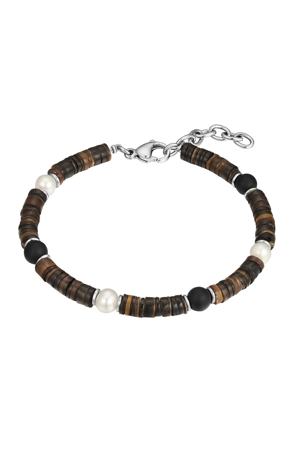 TRUE REBELS Armband Muschelkernperle OneColor, Bild 1