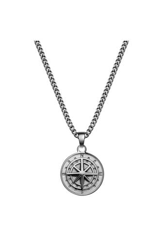 TRUE REBELS Kette Edelstahl gunmetal