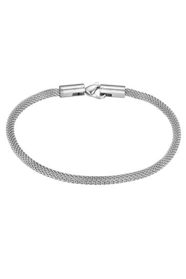 TRUE REBELS Armband Armband Edelstahl silber