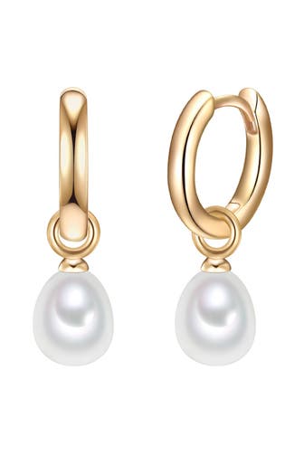 VALERO PEARLS Ohrringe Sterling Silber gelbgold