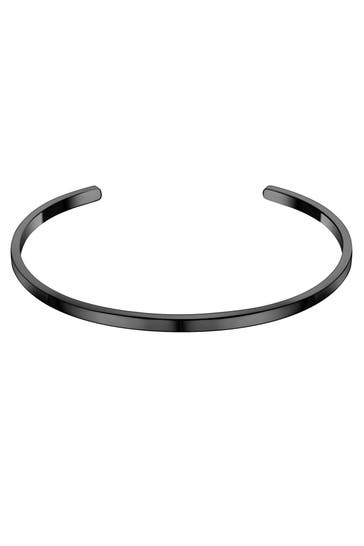 TRUE REBELS Armband Edelstahl schwarz