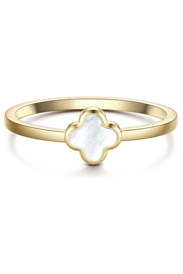 GLANZSTÜCKE MÜNCHEN Ring Edelstahl gelbgold