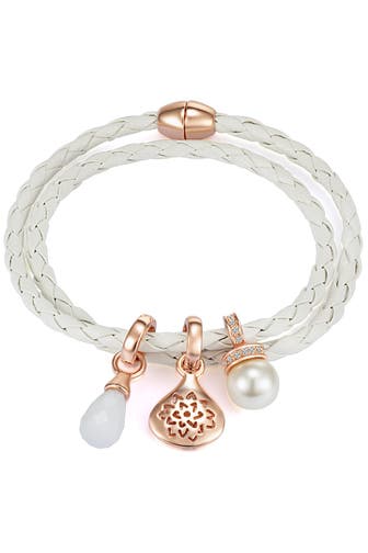 LULU & JANE Armband Sterling Silber weiß