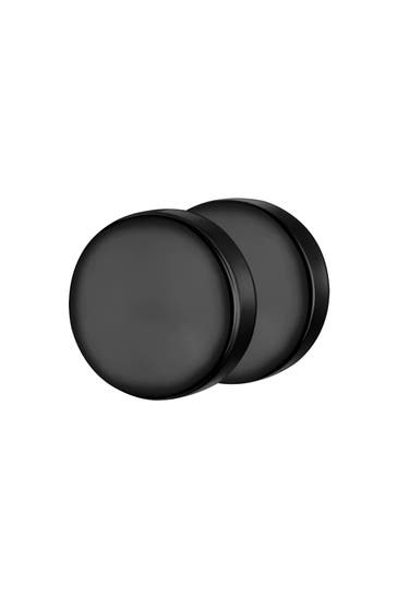 TRUE REBELS Ohrringe Edelstahl schwarz