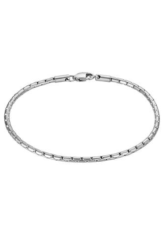 TRUE REBELS Armband Edelstahl silber