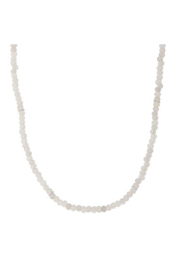 GLANZSTÜCKE MÜNCHEN Kette Chalcedon weiß