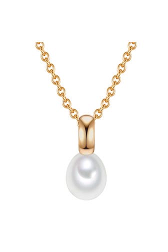 VALERO PEARLS Kette Sterling Silber gelbgold