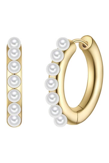 YOKOAMII Ohrringe Metall-Legierung gelbgold