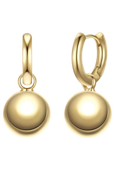 YOKOAMII Ohrringe Metall-Legierung gelbgold