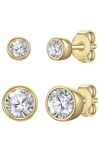 RAFAELA DONATA Ohrringe Sterling Silber gelbgold