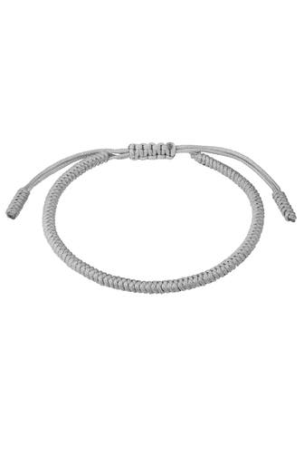 TRUE REBELS Armband Textil grau