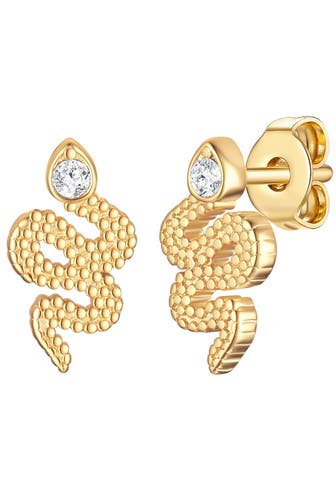 LULU & JANE Ohrringe Metall gelbgold