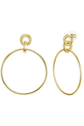 LULU & JANE Ohrringe Metall-Legierung gelbgold