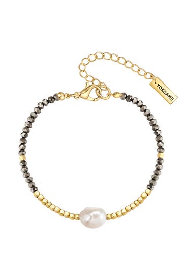 YOKOAMII Armband Metall gelbgold