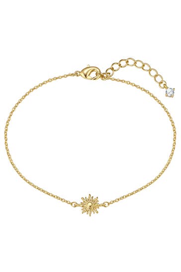 LULU & JANE Armband Messing gelbgold