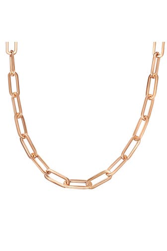 LULU & JANE Kette Metall-Legierung roségold