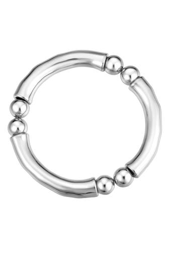 YOKOAMII Armband Metall-Legierung silber
