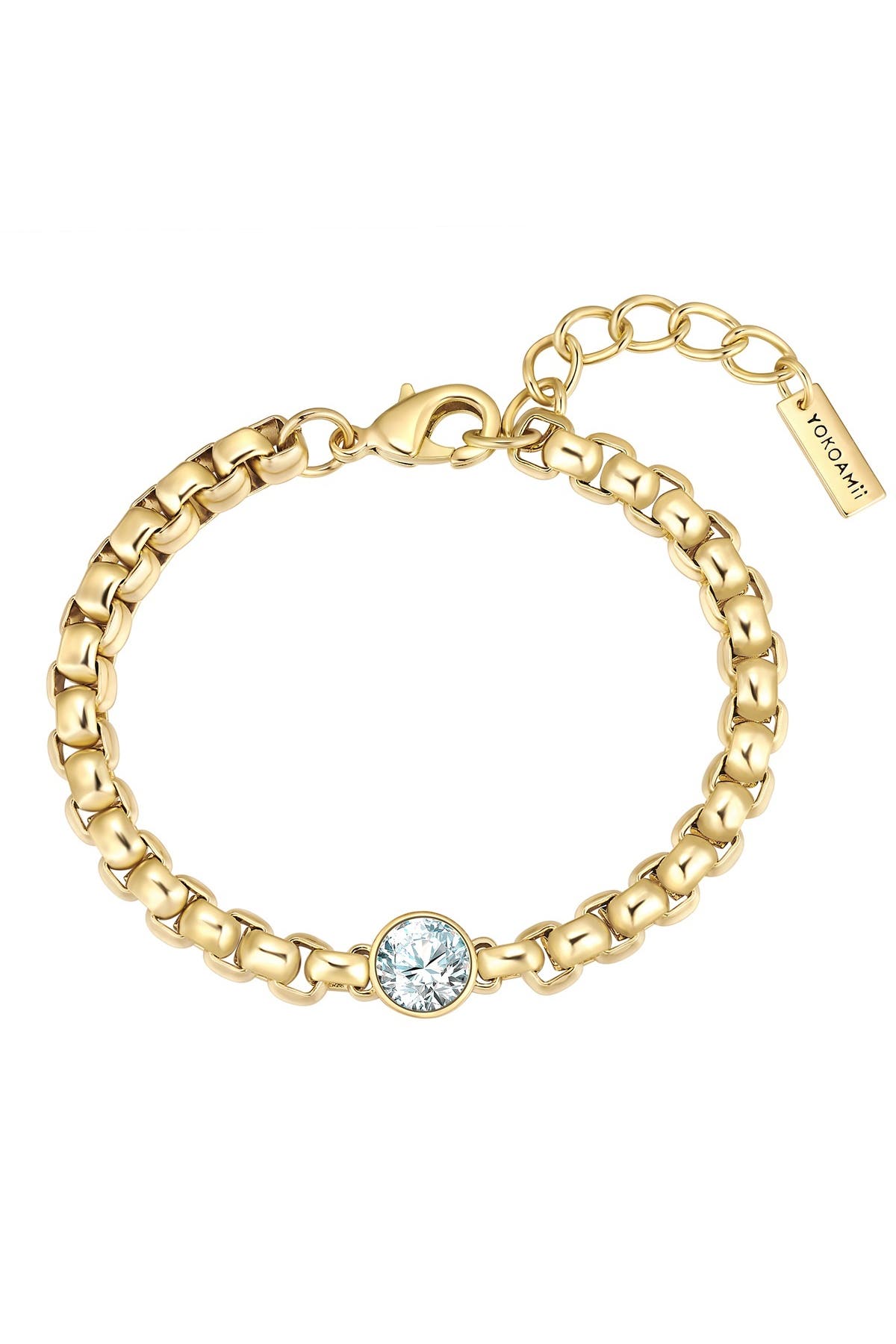 YOKOAMII Armband Messing gelbgold, Bild 1