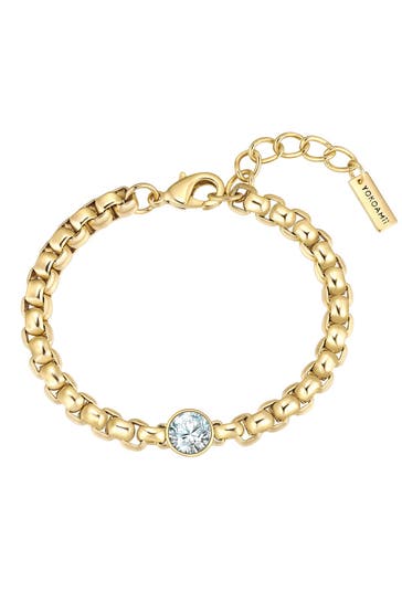 YOKOAMII Armband Messing gelbgold