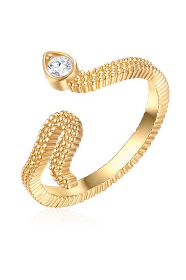 LULU & JANE Ring Metall gelbgold