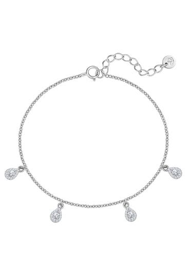 GLANZSTÜCKE MÜNCHEN Armband Armband Sterling Silber Zirkonia weiß silber