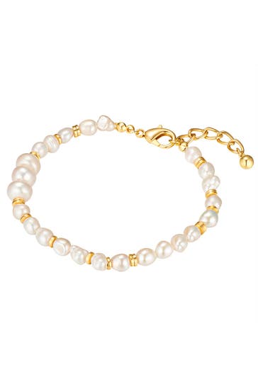 YOKOAMII Armband Metall gelbgold