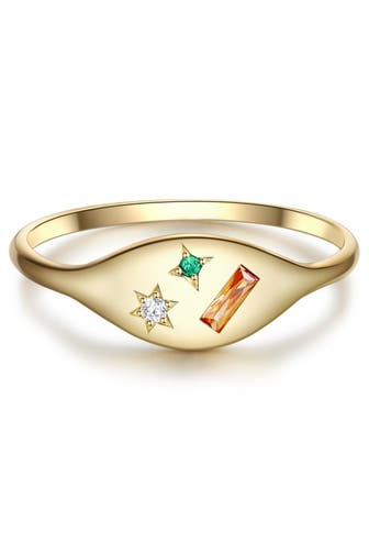 GLANZSTÜCKE MÜNCHEN Ring Sterling Silber gelbgold