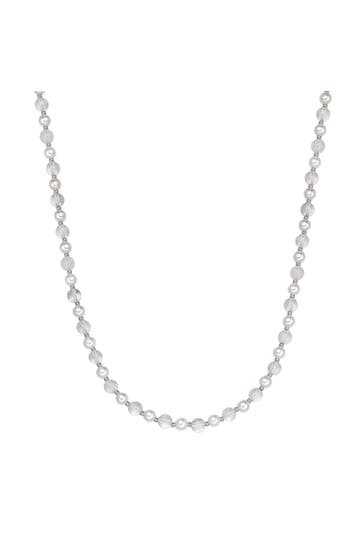 TRUE REBELS Kette Quarz rosa