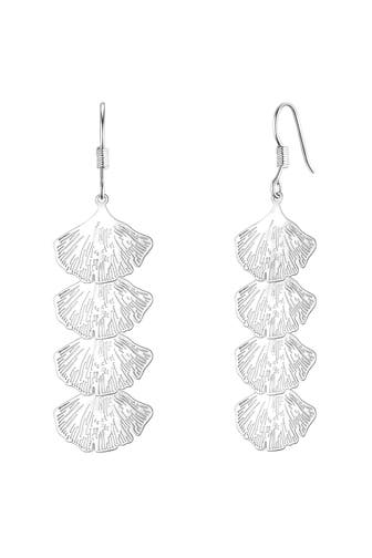 YOKOAMII Ohrringe Metall-Legierung silber