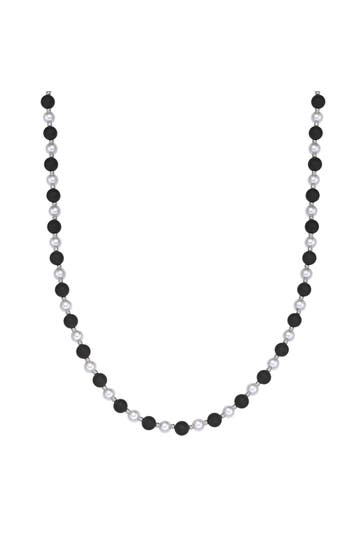 TRUE REBELS Kette Onyx schwarz