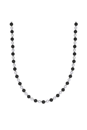 TRUE REBELS Kette Onyx schwarz